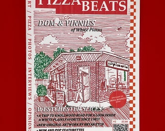 PIZZA BEATS Zine - Issue #2: Mom and Pop Pizza Shops Ft Dom and Vinnie’s w John’s Pizza reverse cover