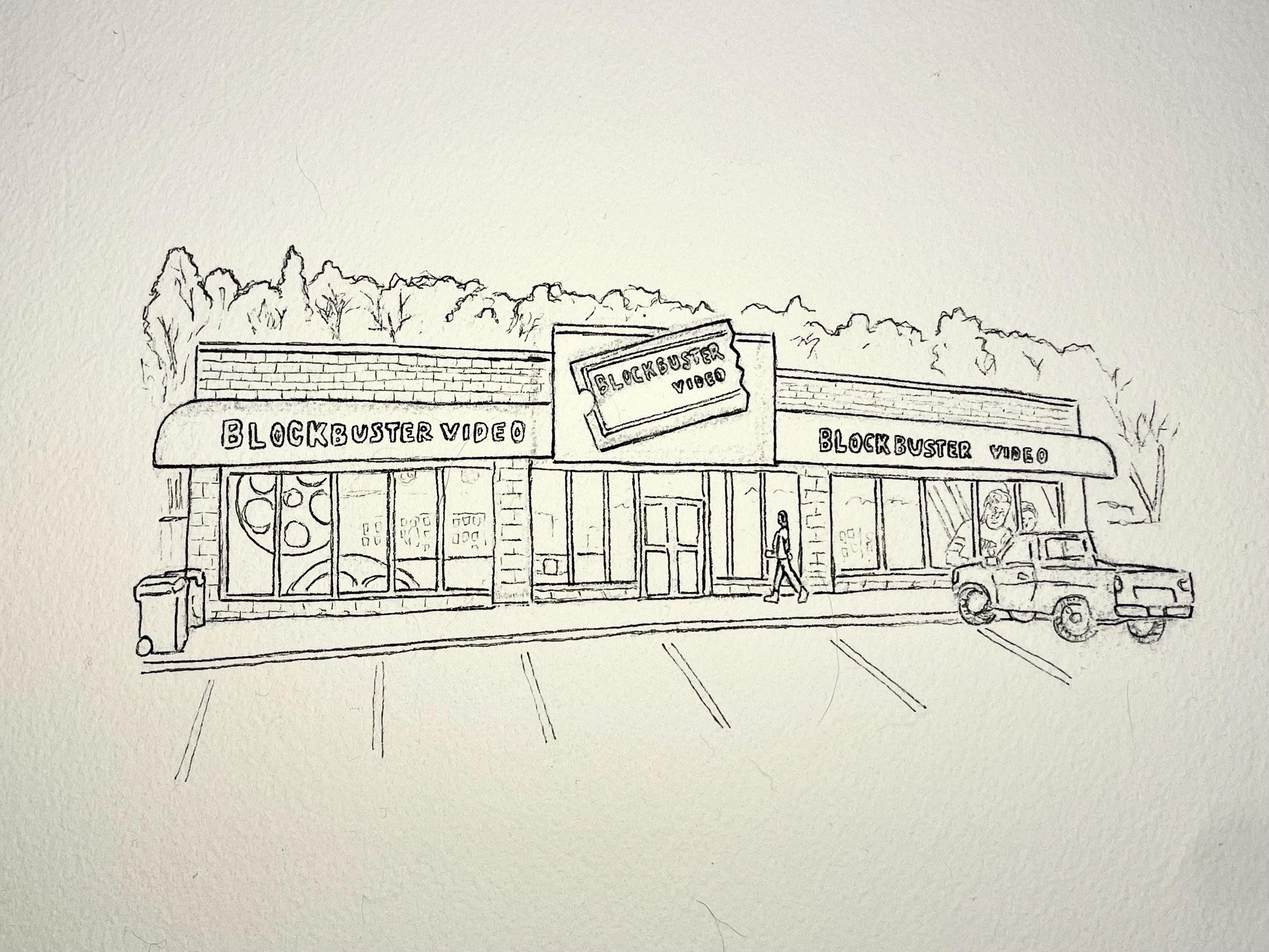 Blockbuster Video - 8x10” Art Print by Bryan Etch - Nostalgic Video ...