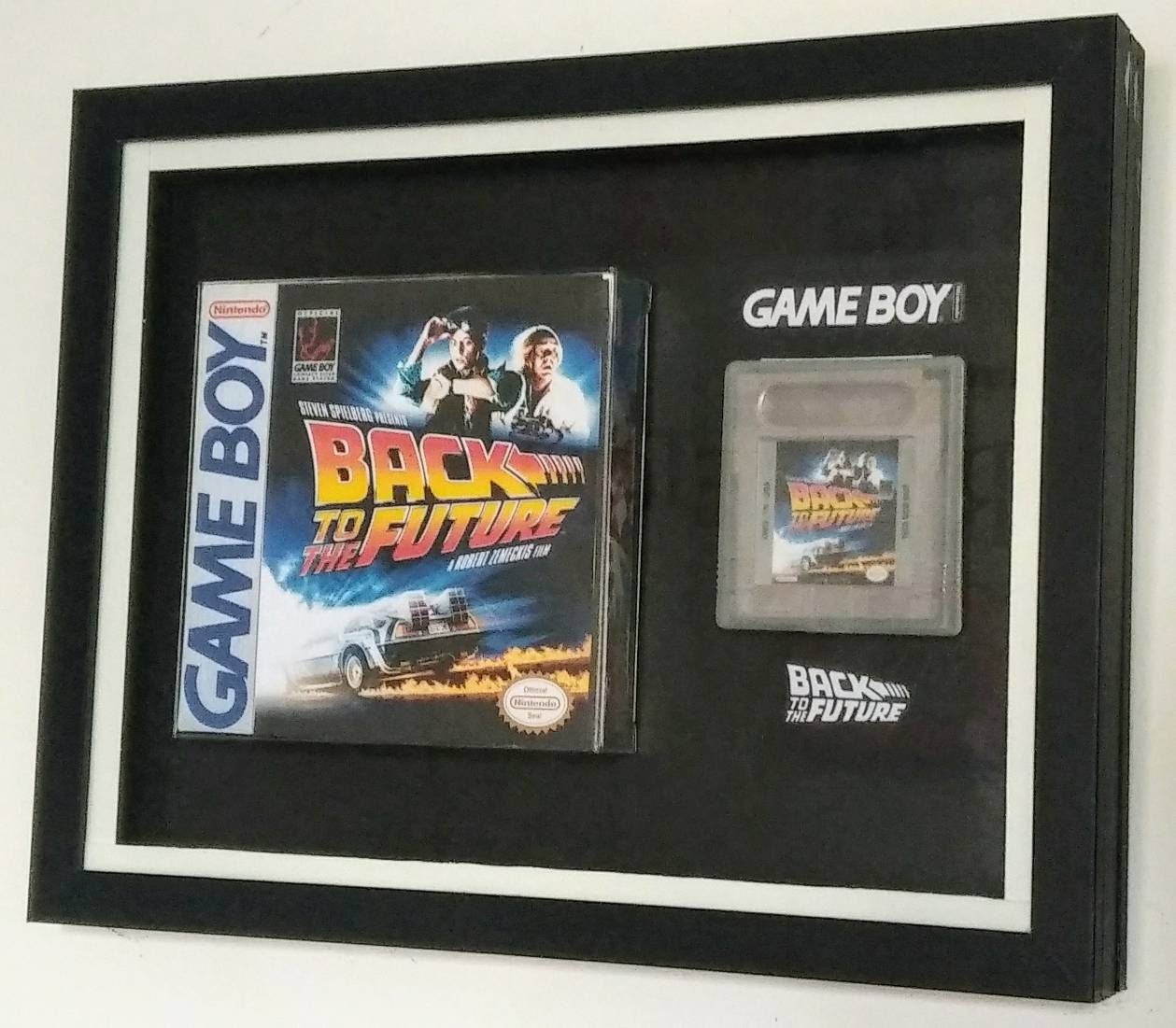 Back to the Future Nintendo Gameboy Shadow Box Art Etsy