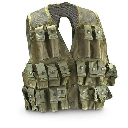 Genuine Issue New Old Stock Army Grenade Vest | Vintage | Nylon 