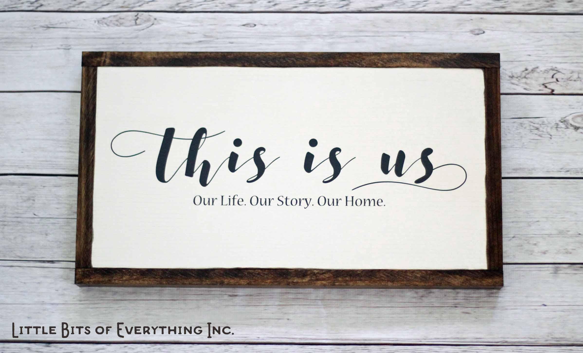 MEDIUM This Is Us Wood Sign Etsy