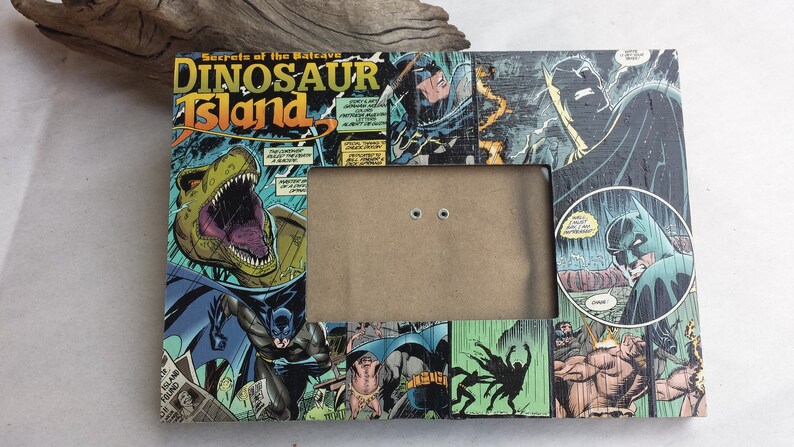 Comic Book Desk Table Frame Featuring Batman Image 0