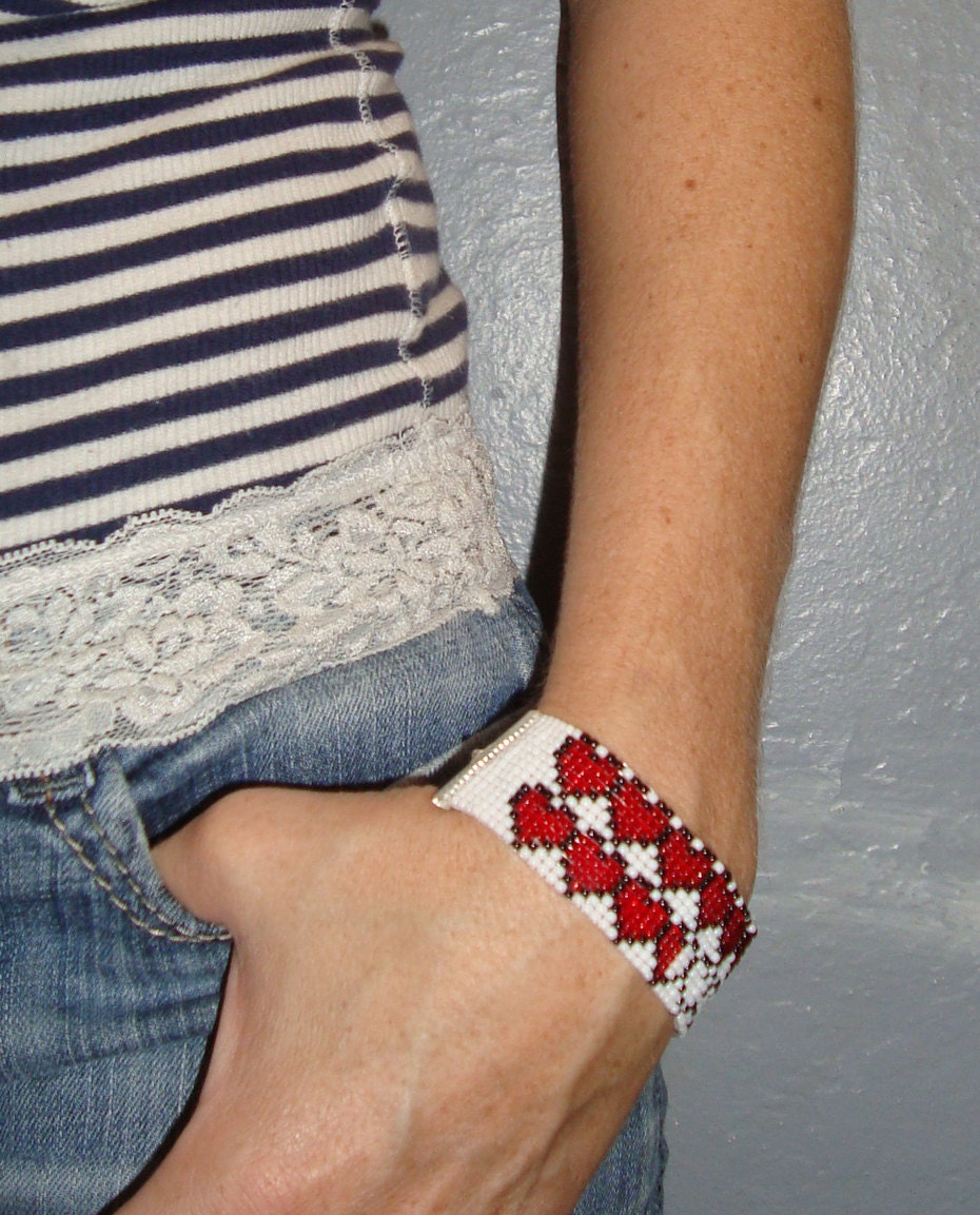 Zelda Pixel loom beaded bracelet sz. 6.5"-8.5" Gift