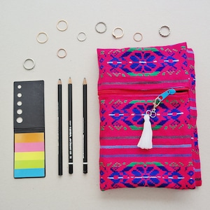 Cosmetic toiletry bag / boho chic style / clutch purse wallet / personalized gifts for wedding guests / beach clutches