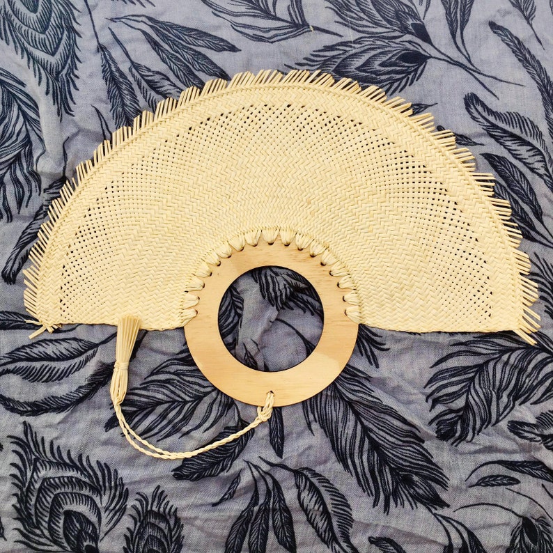 Fans for Wedding Personalized / Wood and Palm Leaf Fans / Etsy