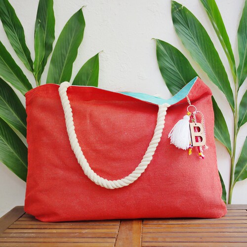 Customizable Tote / Custom Beach Tote Bags / Welcome Gift Bag - Etsy