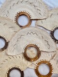 Fans for wedding personalized \/ wood and palm leaf fans \/ Mexican beach wedding party favors \/ custom gifts with logo