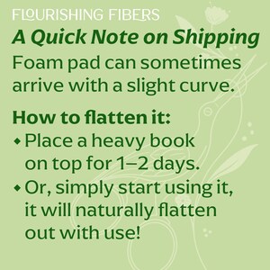 Paper Embroidery Piercing Pad | Self-Healing Foam Mat for Card Making | High Density Foam image 6