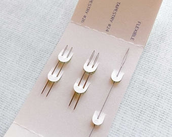 Tapestry Needle Set for Embroidery & Needlepoint | Multi-Pack with Size 24, 26, and Flexible Finishing Needle
