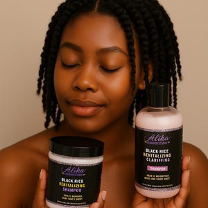 Black Rice Revitalizing Shampoo and Conditioner