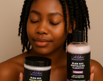 Black Rice Revitalizing Shampoo and Conditioner
