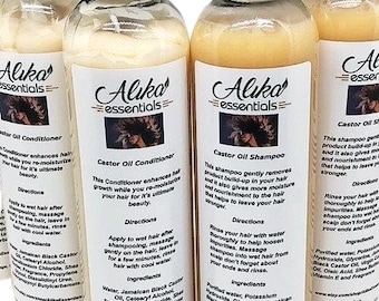 Castor Oil Shampoo and Conditioner