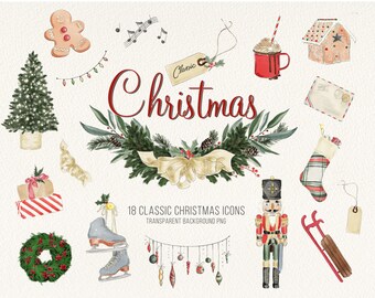 Christmas Watercolor Stock Photos And Images - 123RF