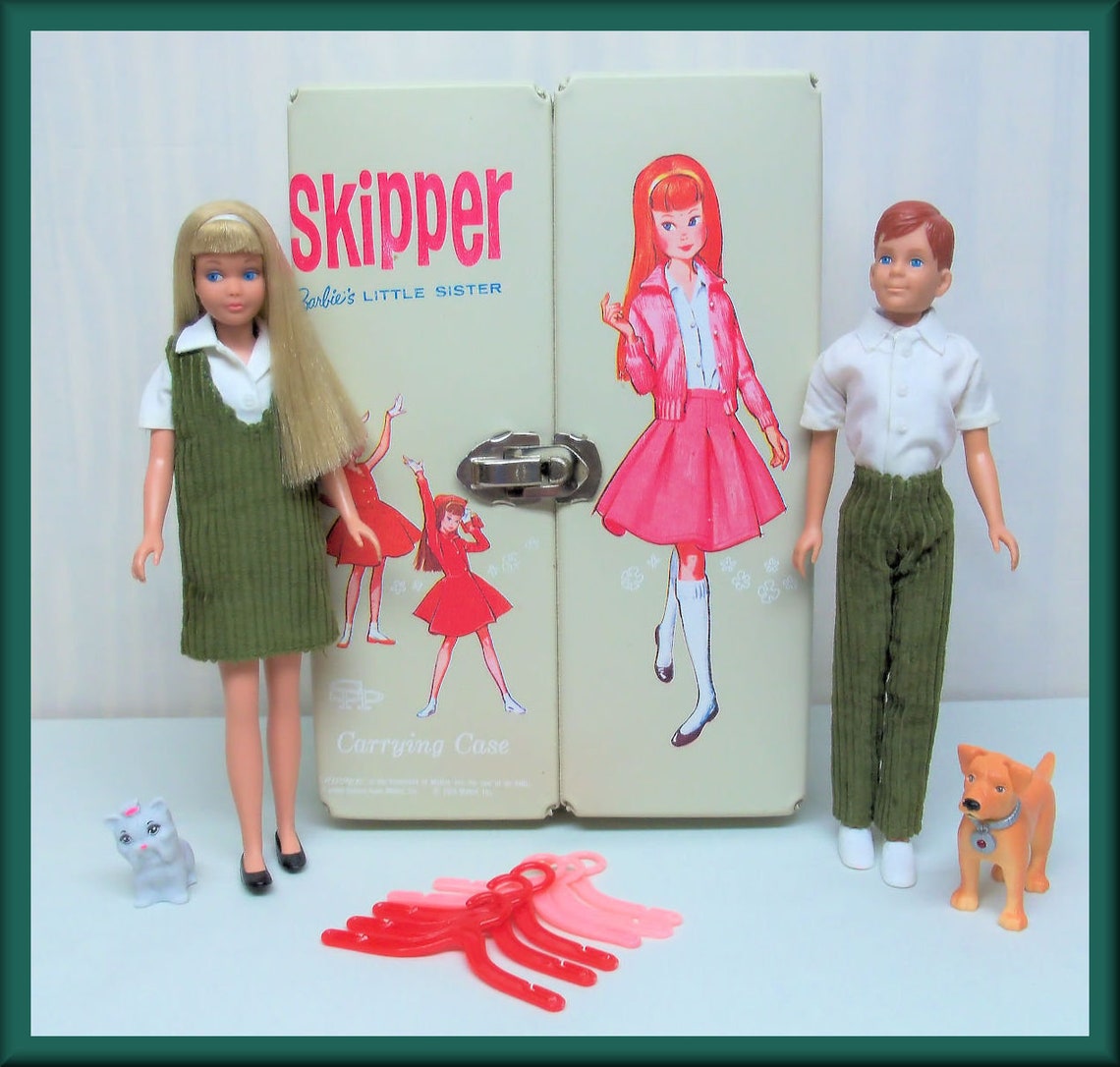 Vintage 1964 SL Skipper & 1965 Ricky Dolls by Mattel Etsy