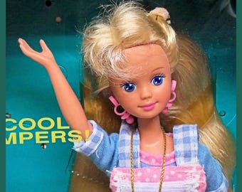 Barbie Skipper Vintage 1964 – Cheveux Roux Et Tenue D'origine – Mattel
