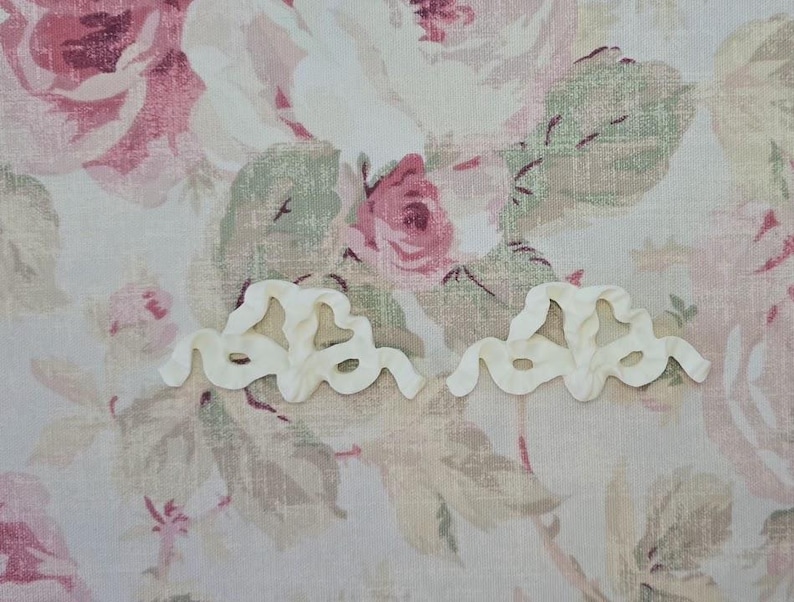 French Bow Ribbon 2 or 4 Pc. Furniture Applique Architectural Applique ...