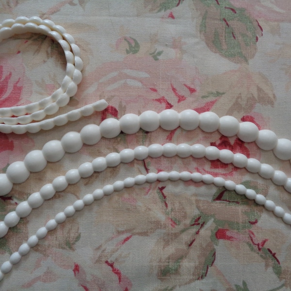 Decorative Flexible Bead Pearl Moulding 3 SIZES Furniture Applique Architectural Trim