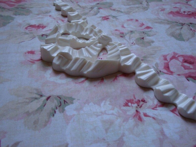 New Large FRENCH BOW RIBBON Architectural Furniture Applique Pediment Mount