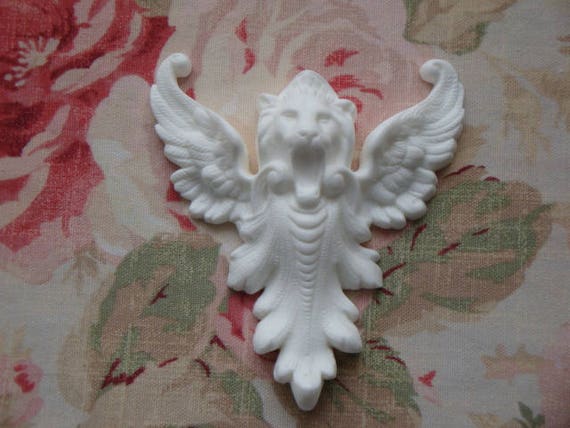 Gorgeous Antique Lion /& Acanthus Leg Facing Pair Furniture Architectural Trim