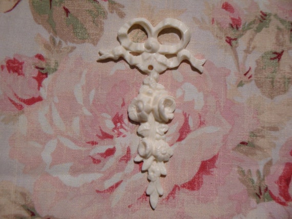Shabby /& Chic /"FRENCH ROSE FLORAL/" Drop Furniture Applique Onlay