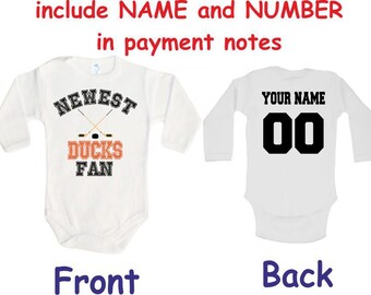Anaheim Ducks Baby Etsy