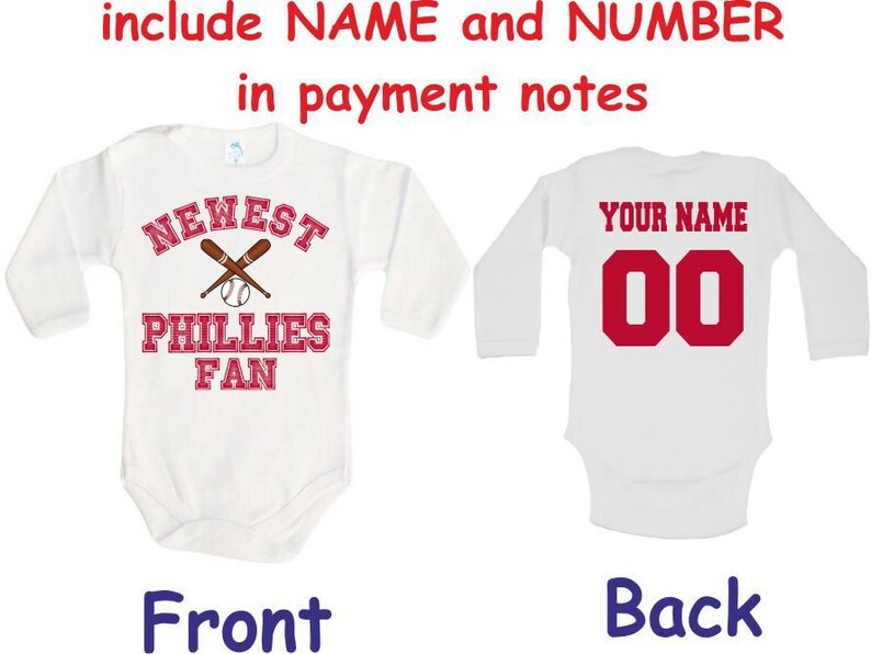 personalized toddler phillies jersey