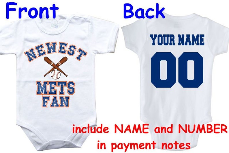 personalized baby mets jersey