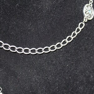 Lacey and bold choker with crystals. image 4