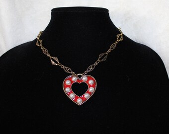 Brass Hearts and Pearls