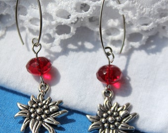 Edelweiss Dangles Red