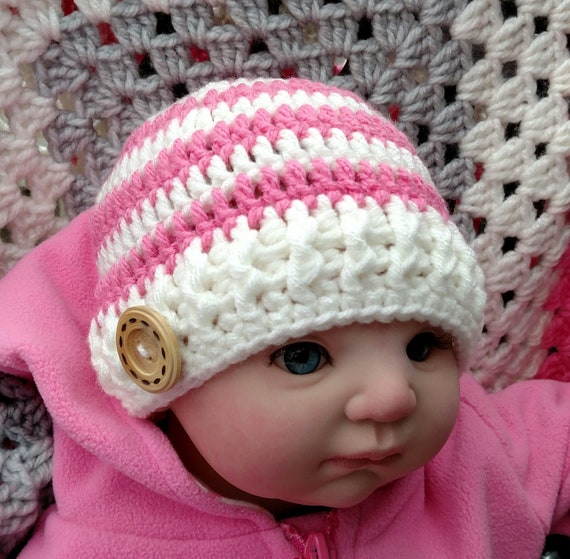 Home & Living Bedding Baby Blankets Beautiful Crochet Blanket with a matching Hats Awesome baby