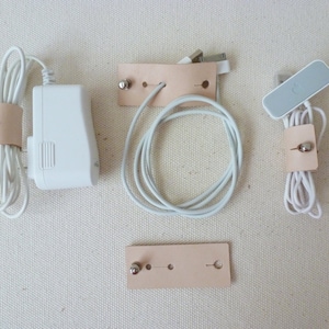 Leather Cord Organizer - Vegetable Tanned Leather