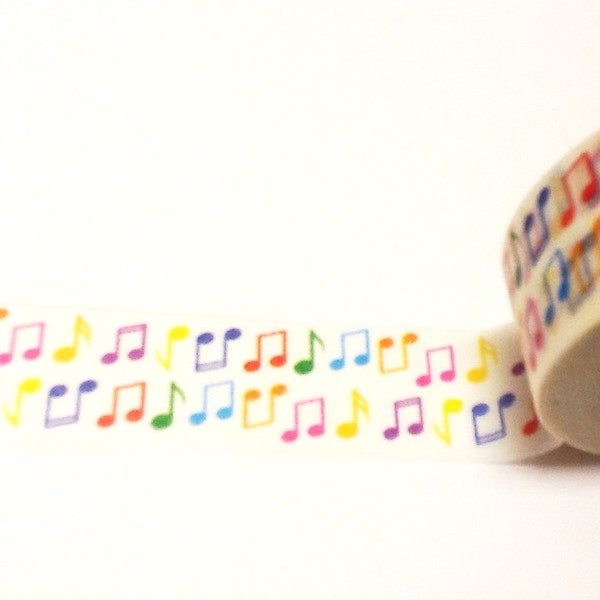 Music Note Washi Tape, Washi Tape, Planner Washi Tape, Scrapbook Supplies, Classroom Decorations, Happy Mail, Bullet Journal, Music Washi