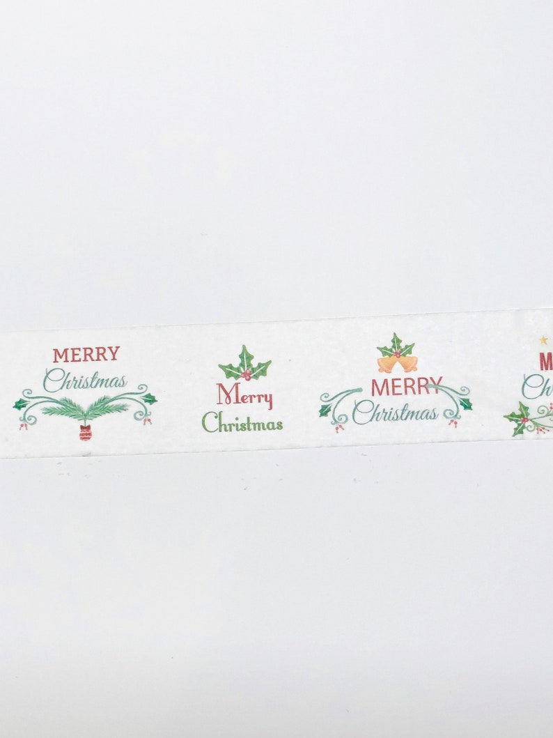 Wide Christmas Washi Tape Card Making Supplies Paper Gift Wrapping Vadel Com