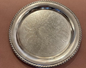 銀メッキ トレイ leonard silverplate Vintage Leonard Silverplate 12