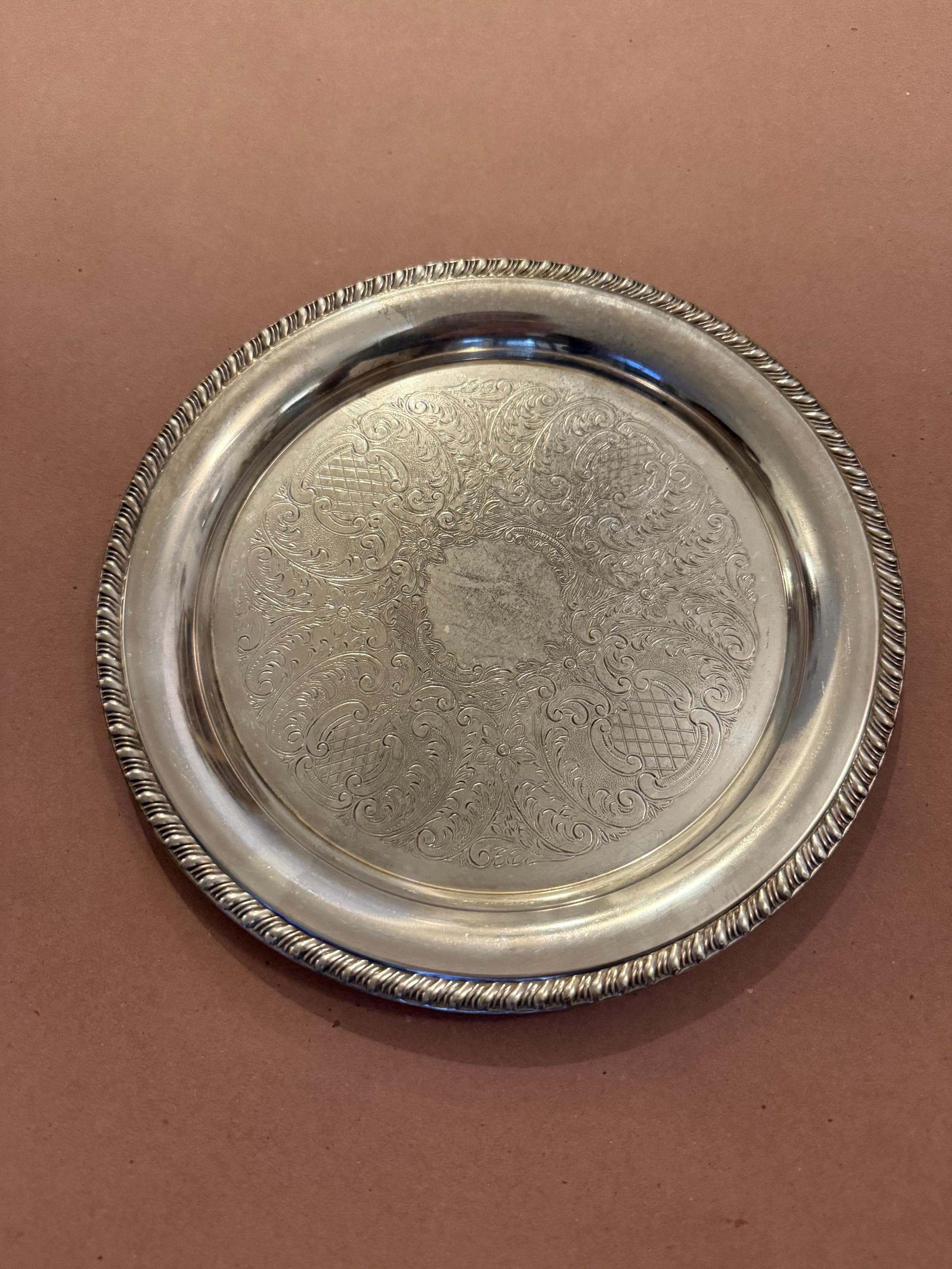Leonard Silverplate Tray - Etsy