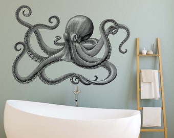 Octopus muursticker