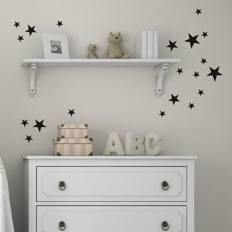 Stars Wall Stickers Wall Decals Wall Stickers Stars Etsy