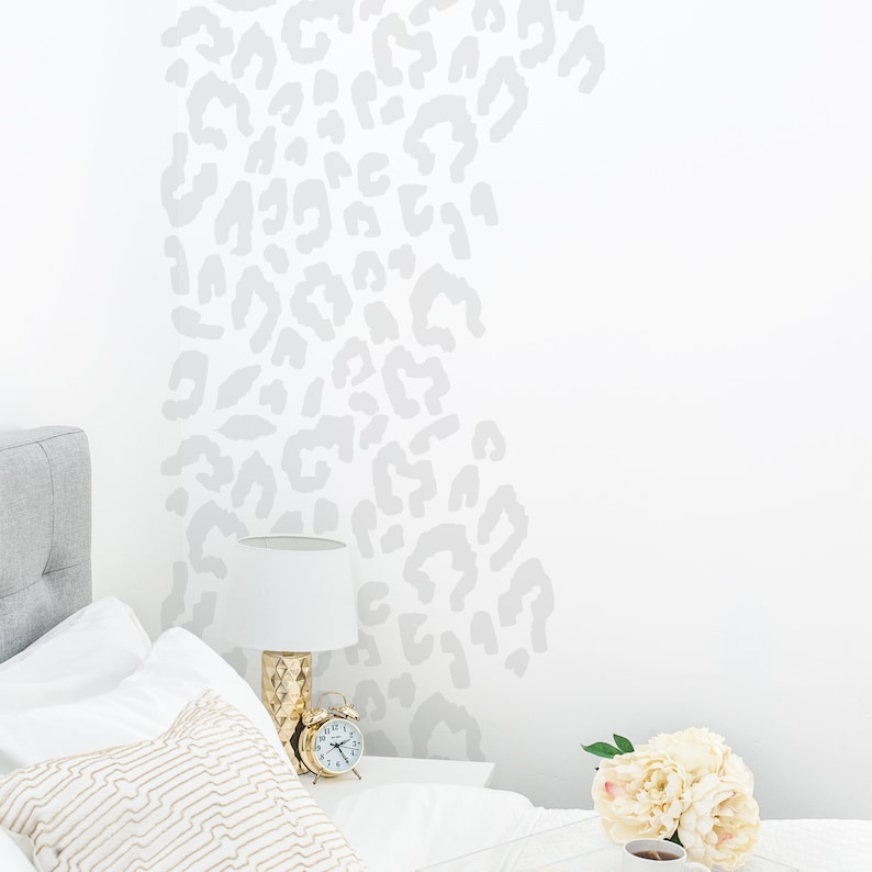 Leopard Print Wall Stickers Decals. Animal Print Wall Etsy