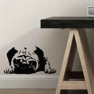 It&#39;s A Pugs Life Dog Wall Sticker. Animal Lovers Home Decor