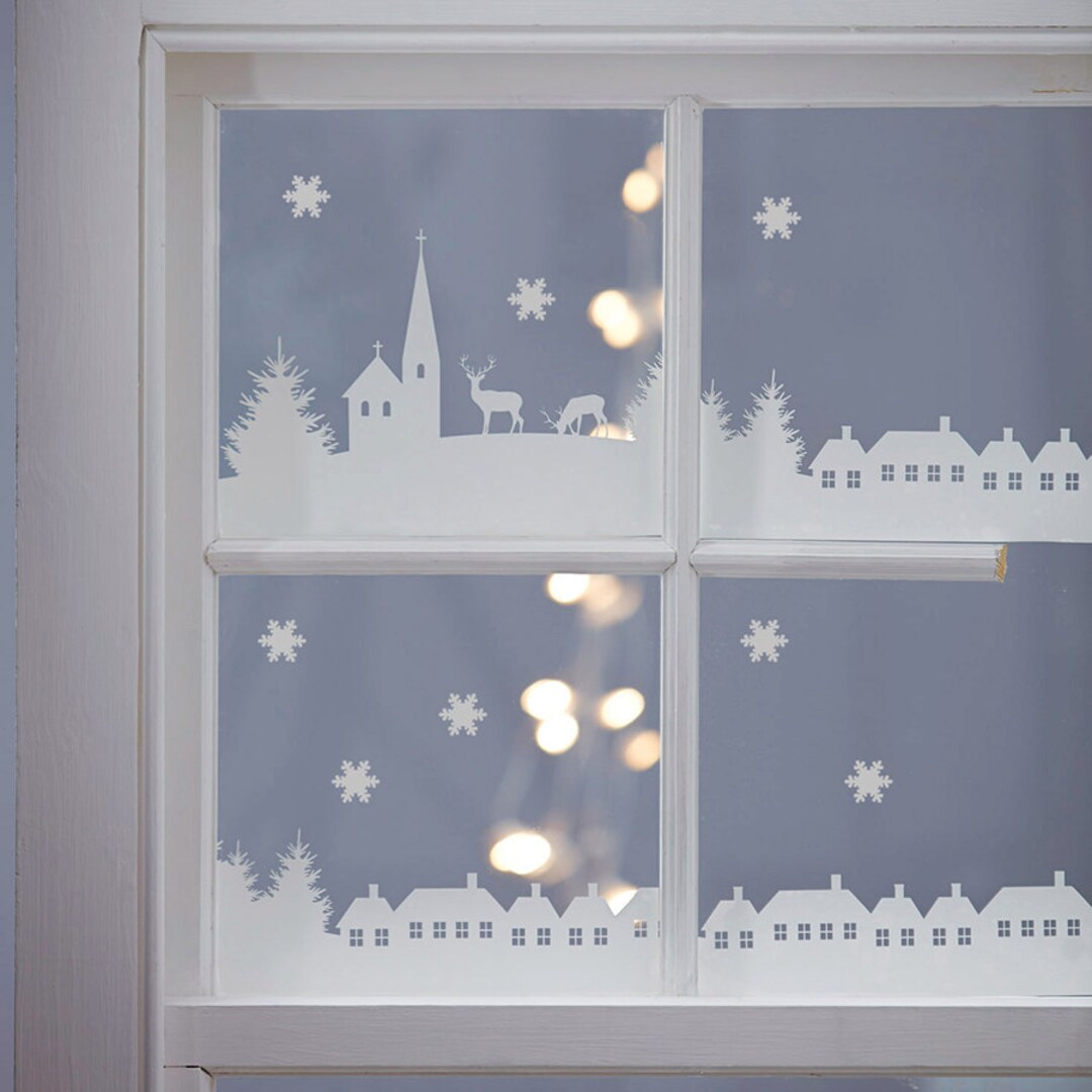 Christmas Village House Wall Sticker – My Wonderful Walls