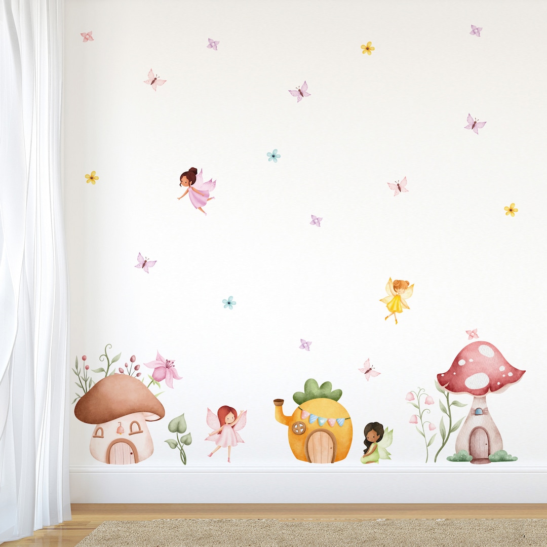 Enchanted Fairy Wall Stickers - Nursery Decor - Fairy Decor - Etsy