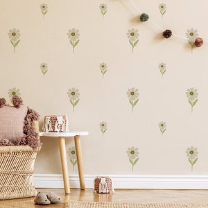 Daisy Flowers Wall Stickers