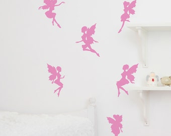 Fairy Wall Stickers - Decals - Wall Tattoo - Wall Art - Home Decor - Wall Decor - Wall Decals - Wall Sticker - Fairies - Magic - Fairy