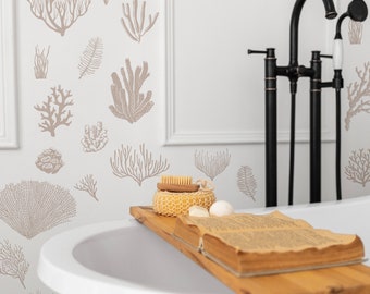 Coral Wall Sticker Set