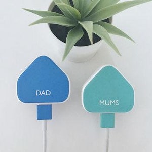 Personalised Charger Sticker Compatible With iPhone, iPad and iPod Chargers