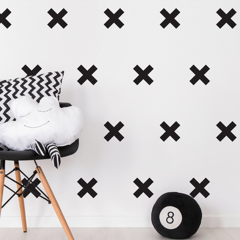 Wall Decals Crosses-Wall Decals-Wall Stickers-Window Stickers-Shapes-Crosses-Alternative to Wall Paper-Home Decor