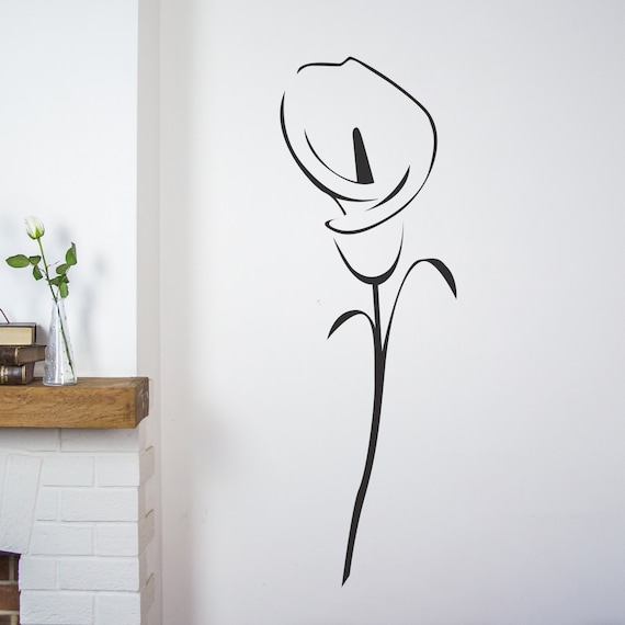 Mural Autocollant Fleur De Lys Stickers Mur Tattoo Art Mural Mur Devis Décoration Sticker Mural Fleur De Lys Fleur Décoration Murale