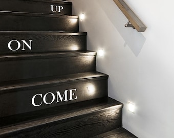 Stair Stickers Come On Up-Decals-Stair Sticker-Entrance Stickers-Come on up ~Stickers-Stickers for Halls