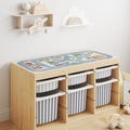 IKEA Trofast Stripe Stickers | Kids Storage Bin Labels | Playroom Organisation Decals | Nursery Storage Decor | Trofast Hack